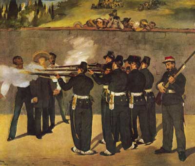 Edouard Manet, The Execution of Emperor Maximilian Fine Art Reproduction Oil Painting
