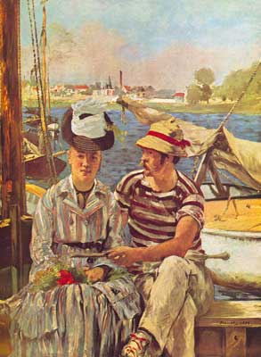 Edouard Manet, Argenteuil Fine Art Reproduction Oil Painting