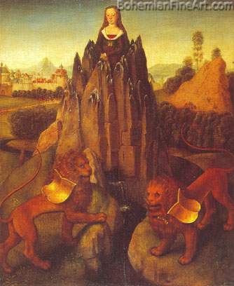 Hans Memling, Allegory of Chastity Fine Art Reproduction Oil Painting