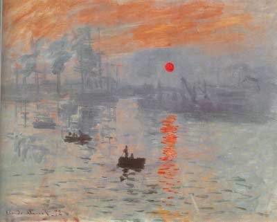 Claude Monet, Impression-Sunrise Fine Art Reproduction Oil Painting