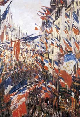 Rue Montorgeuil Decked with Flags