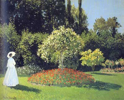 Lady in the Garden Sainte-Adresse