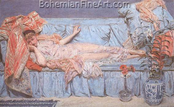 Albert Moore, Lilies Fine Art Reproduction Oil Painting