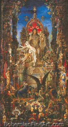 Gustave Moreau, Jupiter and Semele Fine Art Reproduction Oil Painting