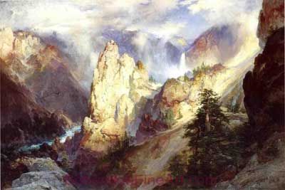 Thomas Moran, Landscape Fine Art Reproduction Oil Painting