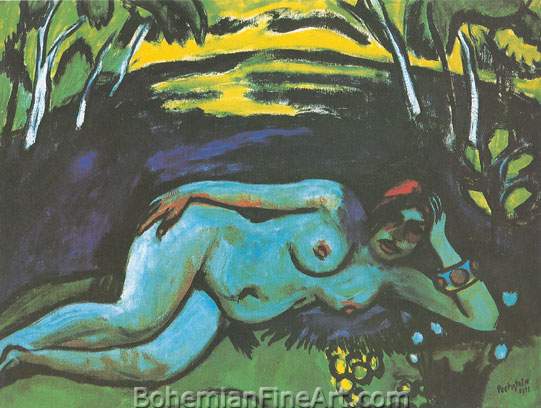 Max Pechstein, Early Morning Fine Art Reproduction Oil Painting