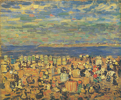 Maurice Prendergast, Beach at St Malo Fine Art Reproduction Oil Painting