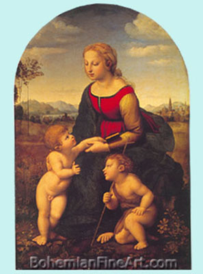  Raphael, La Belle Jardiniere Fine Art Reproduction Oil Painting