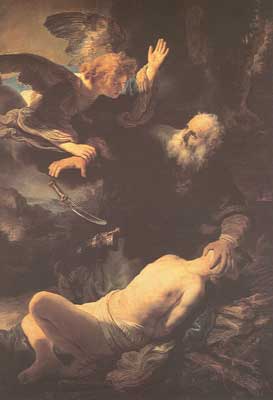 Harmenszoon Rembrandt, The Sacrifice of Isaac Fine Art Reproduction Oil Painting