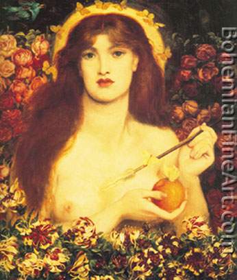 Dante Gabriel Rossetti, Venus Verticordia Fine Art Reproduction Oil Painting