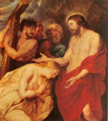 Peter Paul Rubens, Christ and the Penitent Sinners Fine Art Reproduction Oil Painting