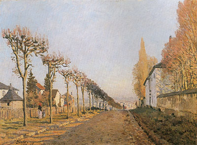 Alfred Sisley, Chemin de la machine+ Louveciennes Fine Art Reproduction Oil Painting