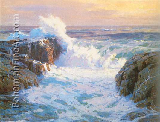 Jack Wilkinson Smith, Sunlit Surf Fine Art Reproduction Oil Painting
