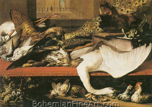 Frans Snyders, Still Life with Poultry and Venison Fine Art Reproduction Oil Painting