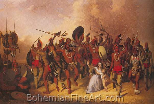 John Mix Stanley, Osage Scalp Dance Fine Art Reproduction Oil Painting