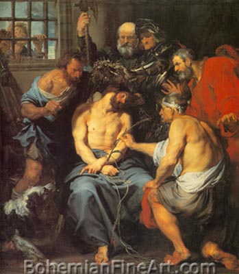 Sir Anthony Van Dyck, The Mocking of Christ Fine Art Reproduction Oil Painting