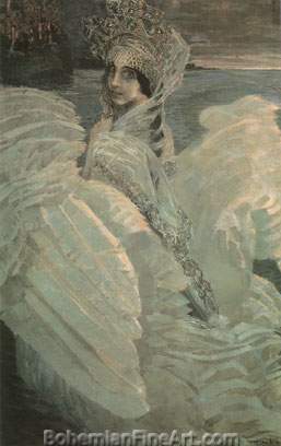 Mikhail Vroubel, The Swan Princess Fine Art Reproduction Oil Painting