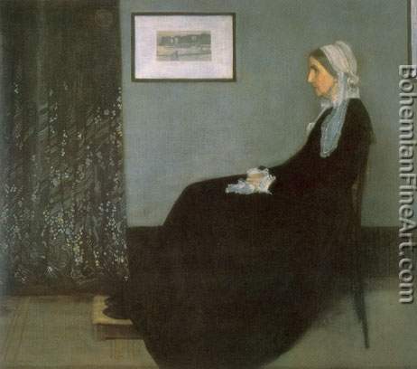 James Abbot McNeil Whistler, Portrait of the Painter's Mother Fine Art Reproduction Oil Painting