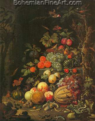 Abraham Mignon, Still Life Fine Art Reproduction Oil Painting