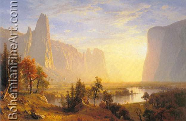 Albert Bierstadt, Yosemite Valley Fine Art Reproduction Oil Painting