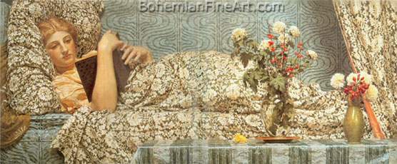 Albert Moore, Red Berries Fine Art Reproduction Oil Painting