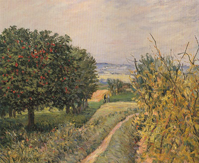 Alfred Sisley, Among the Vines+ Louveciennes Fine Art Reproduction Oil Painting