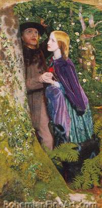 Arthur Hughes, The Long Engagement Fine Art Reproduction Oil Painting