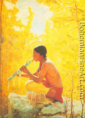 Bert Geer Philips, Song of the Aspen Fine Art Reproduction Oil Painting