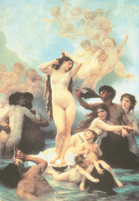 Adolphe-William Bouguereau, The Birth of Venus Fine Art Reproduction Oil Painting
