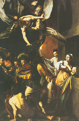 Michelangelo Caravaggio, The Seven Acts of Mercy Fine Art Reproduction Oil Painting