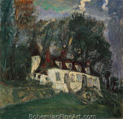 Chaim Soutine, House at Oiseme Fine Art Reproduction Oil Painting