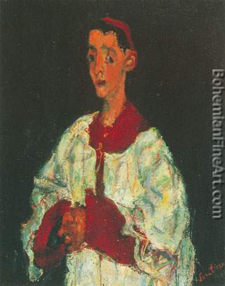 Chaim Soutine, The Choir Boy Fine Art Reproduction Oil Painting