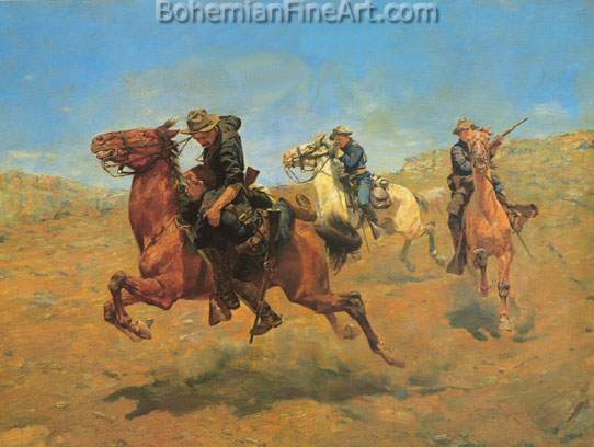 Charles Shyreyvogel, My Bunkie Fine Art Reproduction Oil Painting