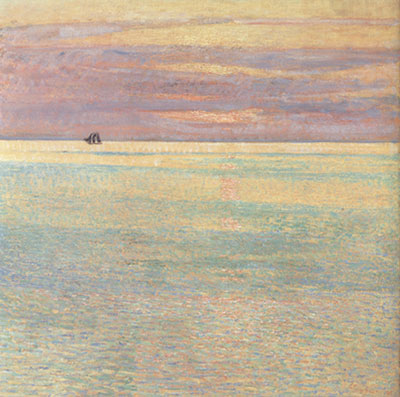 Childe Hassam, Sunset at Sea Fine Art Reproduction Oil Painting