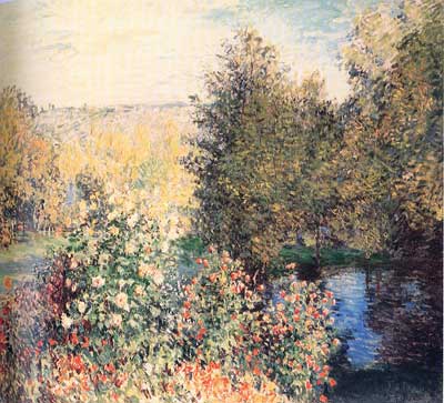 Claude Monet, Corner of the Garden at Montgeron Fine Art Reproduction Oil Painting