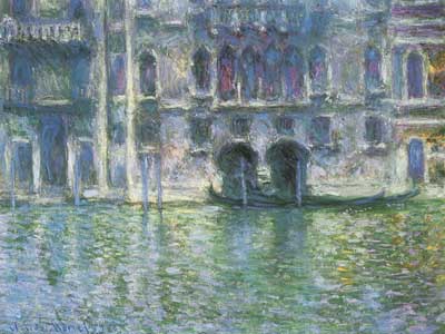 Claude Monet, Palazzo de Mula+ Venice Fine Art Reproduction Oil Painting