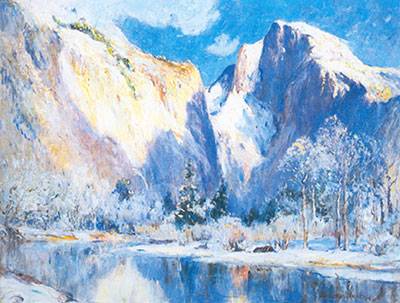 Colin Campbell Cooper, Half Dome+ Yosemite Fine Art Reproduction Oil Painting