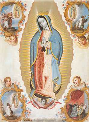  Cuzco School, The Virgin of Guadalupe Fine Art Reproduction Oil Painting