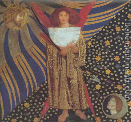 Dante Gabriel Rossetti, Dantis Amor Fine Art Reproduction Oil Painting