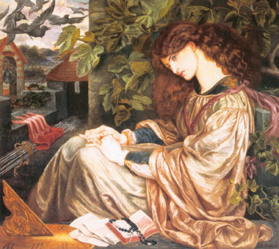Dante Gabriel Rossetti, La Pia de Tolomei Fine Art Reproduction Oil Painting