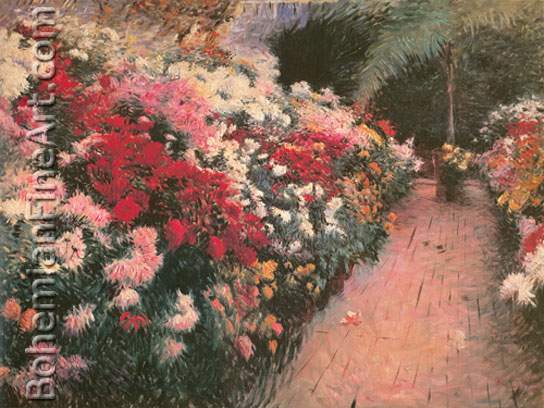 Denis Miller Bunker, Chrysanthemums Fine Art Reproduction Oil Painting