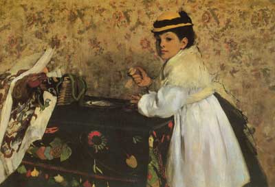 Edgar Degas, Hortense Valpincon as a Child Fine Art Reproduction Oil Painting