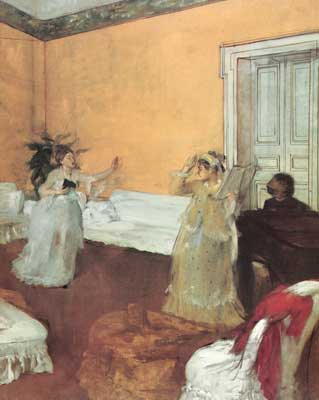 Edgar Degas, The Duet Fine Art Reproduction Oil Painting