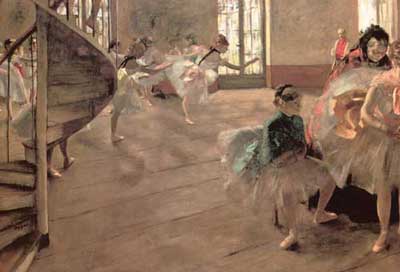Edgar Degas, The Rehearsal Fine Art Reproduction Oil Painting