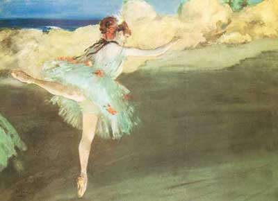 Edgar Degas, The Star Dancer on a Point Fine Art Reproduction Oil Painting
