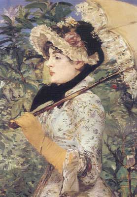 Edouard Manet, Jeanne: Spring Fine Art Reproduction Oil Painting