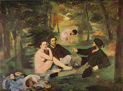 Edouard Manet, Luncheon on the Grass Fine Art Reproduction Oil Painting