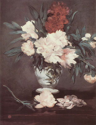Edouard Manet, Peonies Fine Art Reproduction Oil Painting