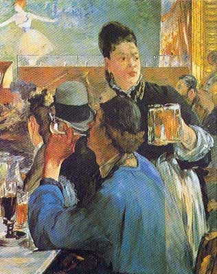 Edouard Manet, The Waitress Fine Art Reproduction Oil Painting