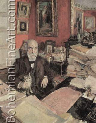 Edouard Vuillard, Portrait of Thodore Duret Fine Art Reproduction Oil Painting